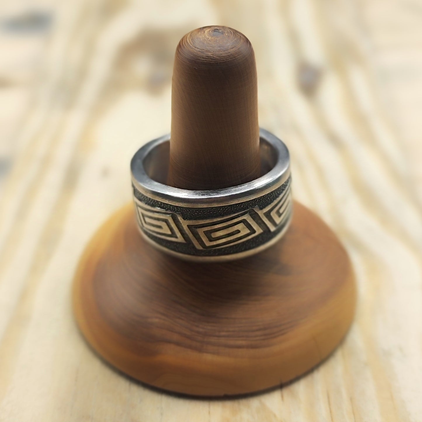 Stainless steel Geometric ring