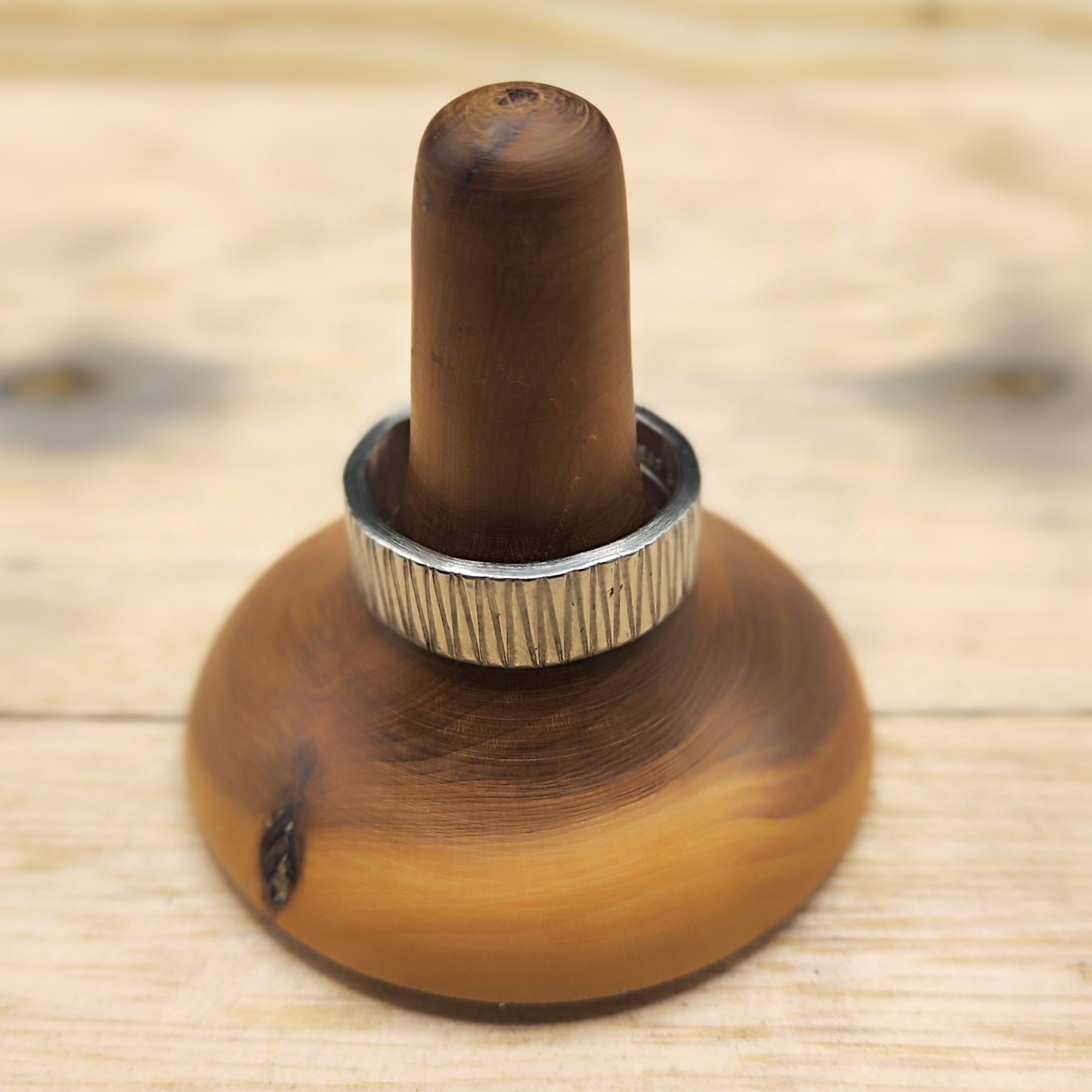 Stainless steel Geometric ring