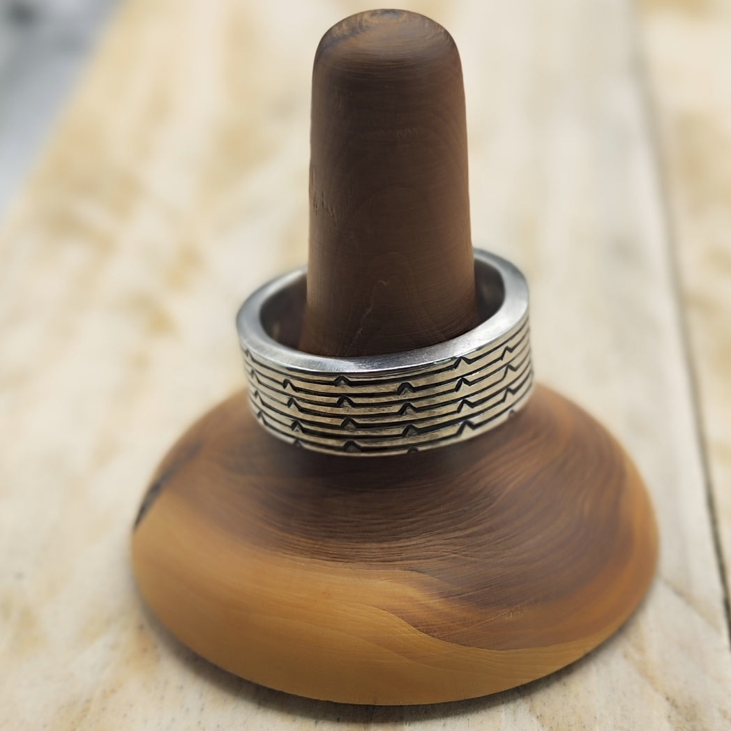 Stainless steel Geometric ring