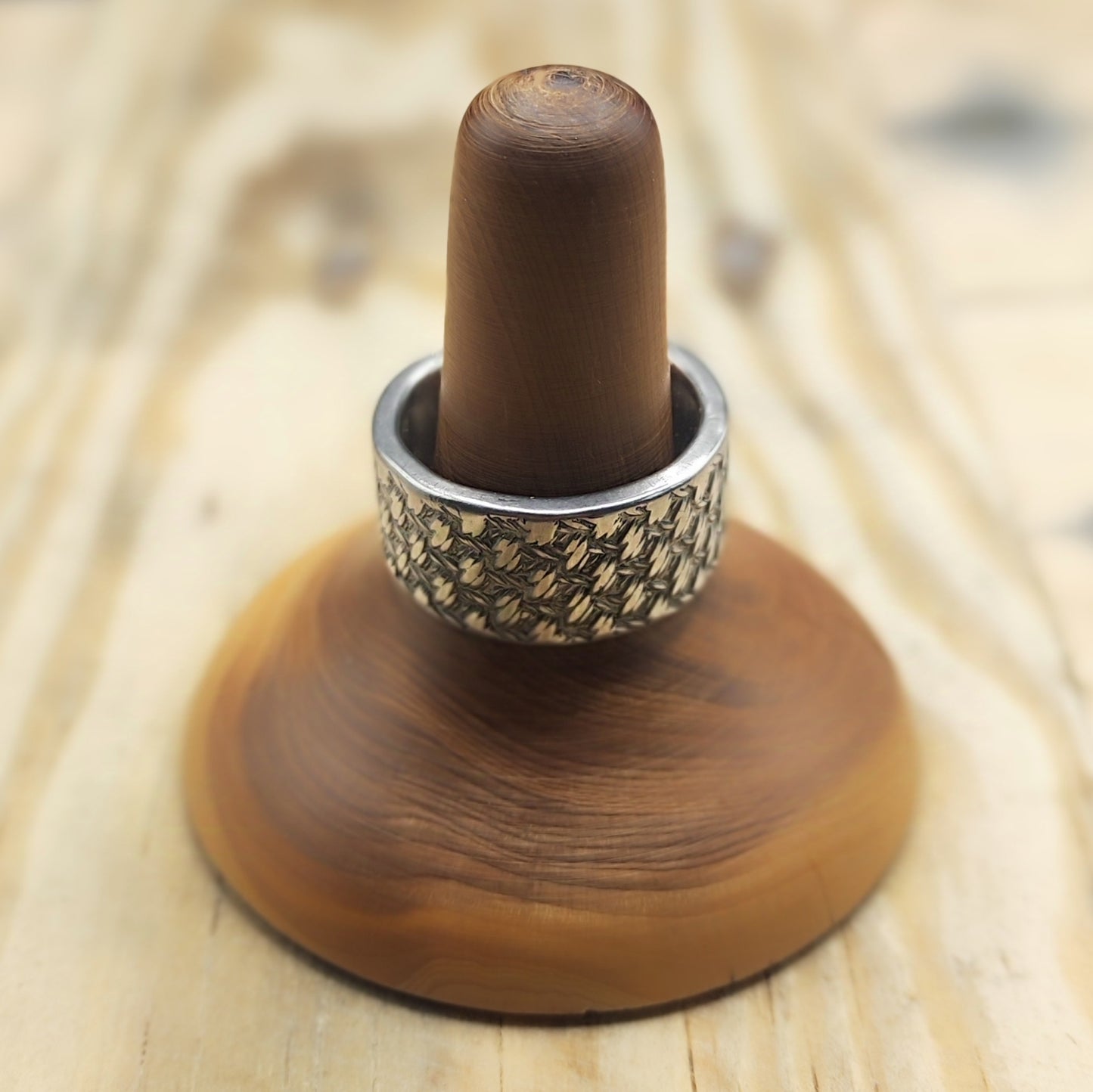 Stainless steel Geometric ring