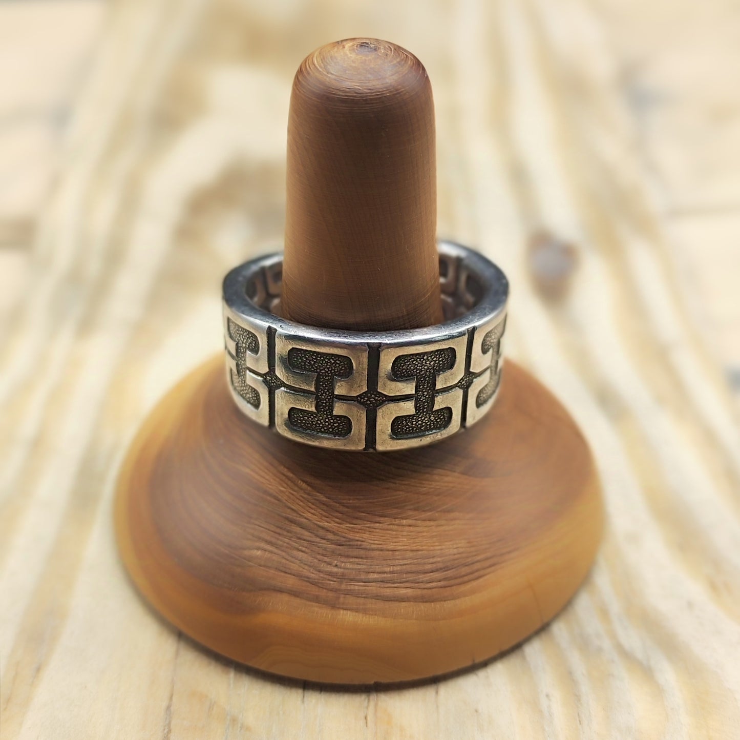 Stainless steel Geometric ring