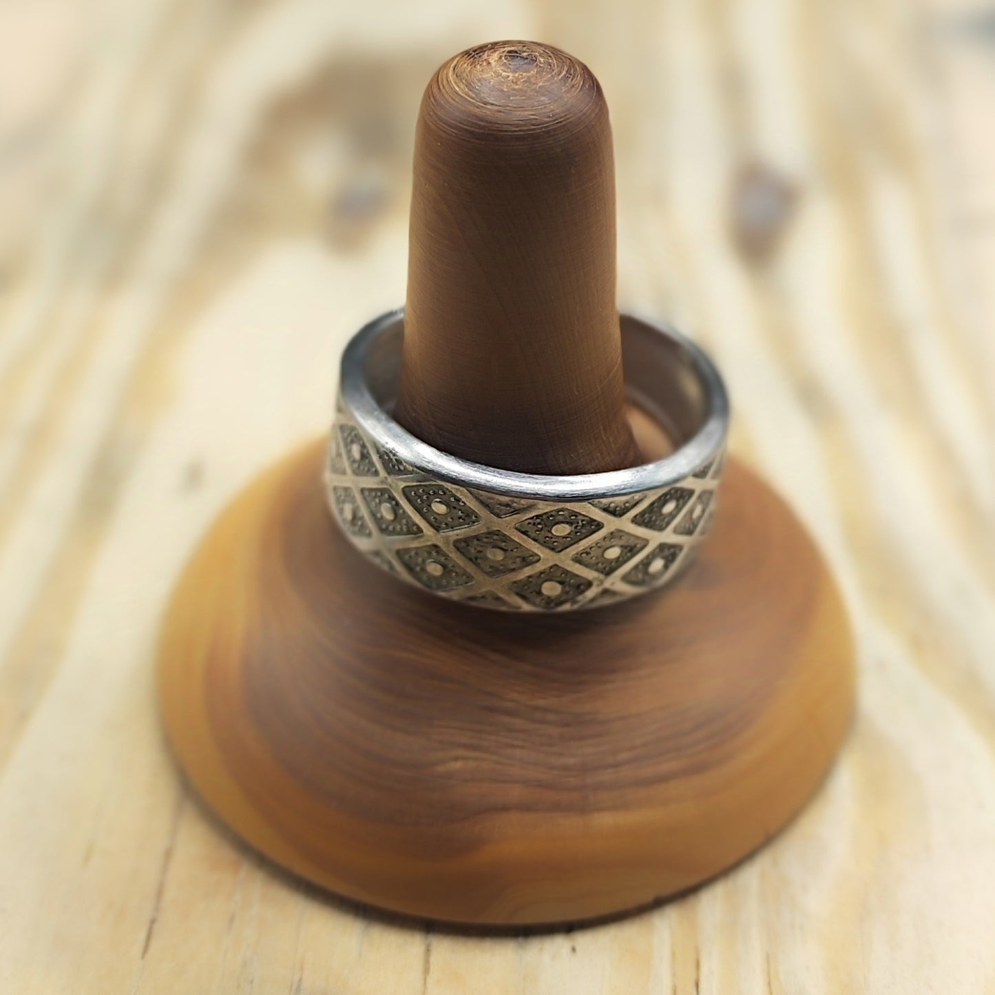 Stainless steel Geometric ring