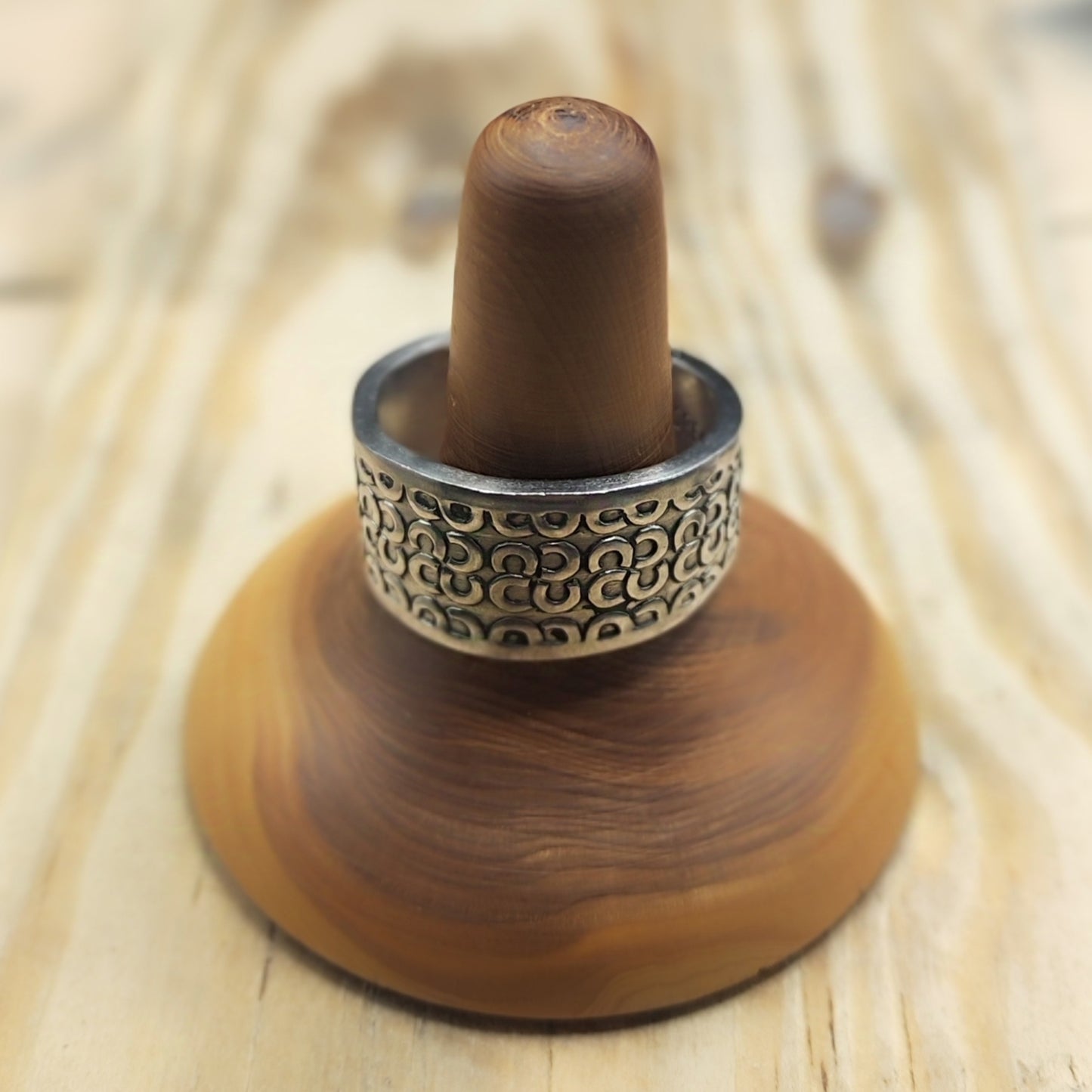 Stainless steel Geometric ring