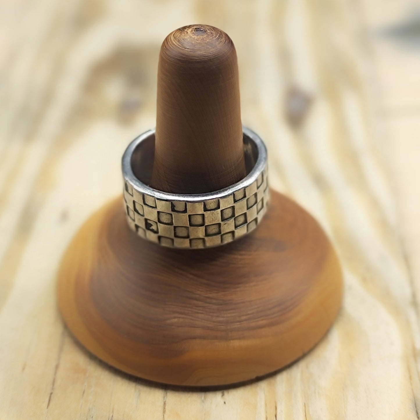 Stainless steel Geometric ring