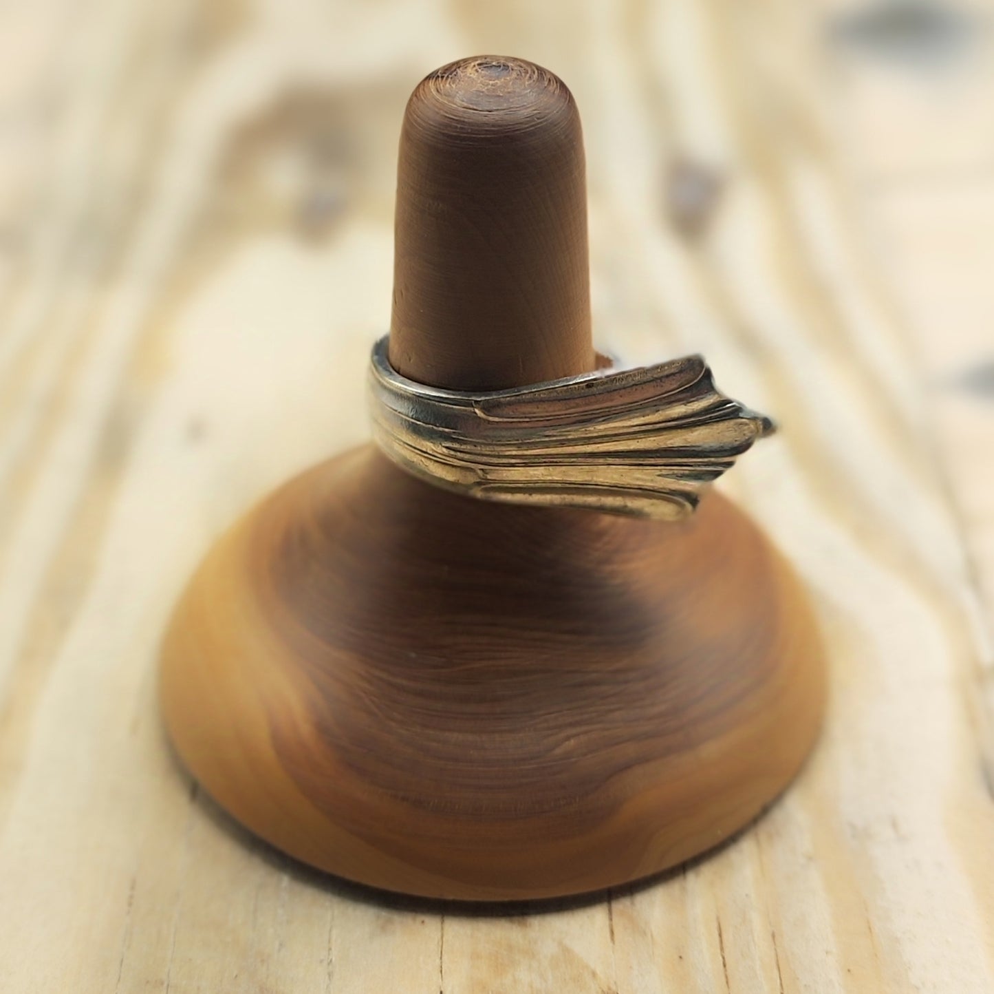 Winged Ring Silver Plated