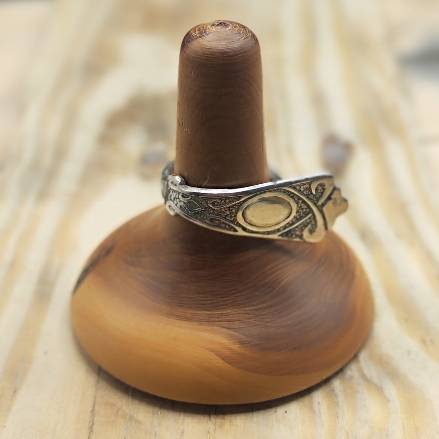 Winged Ring Silver Plated