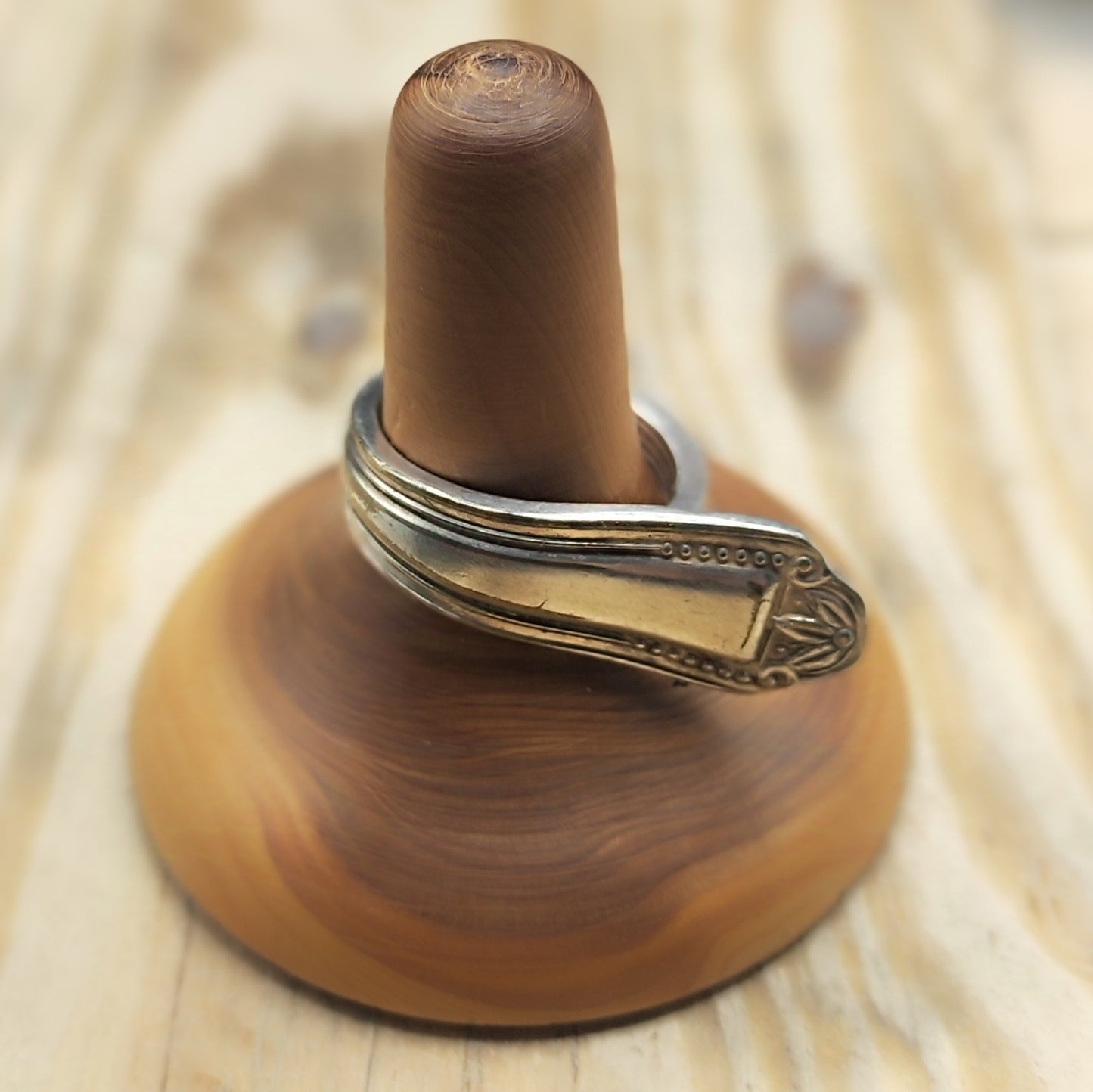 Winged Ring Silver Plated