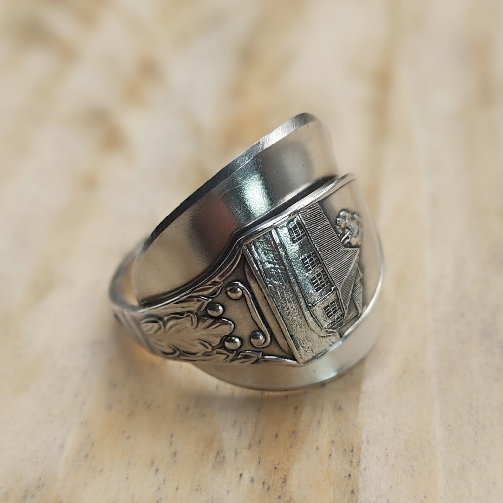 Chunky wrap around spoon ring