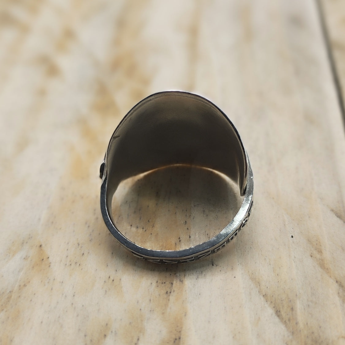 Chunky wrap around spoon ring