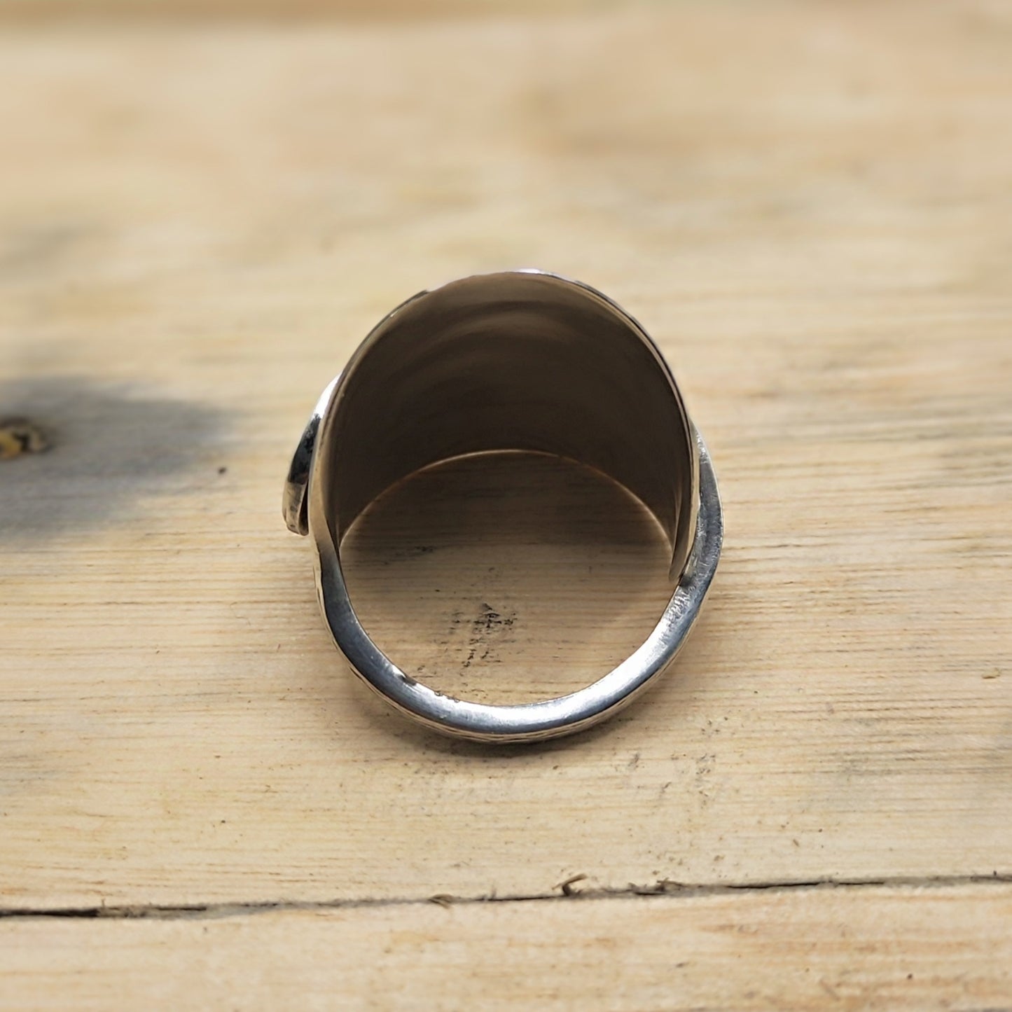 Chunky wrap around spoon ring
