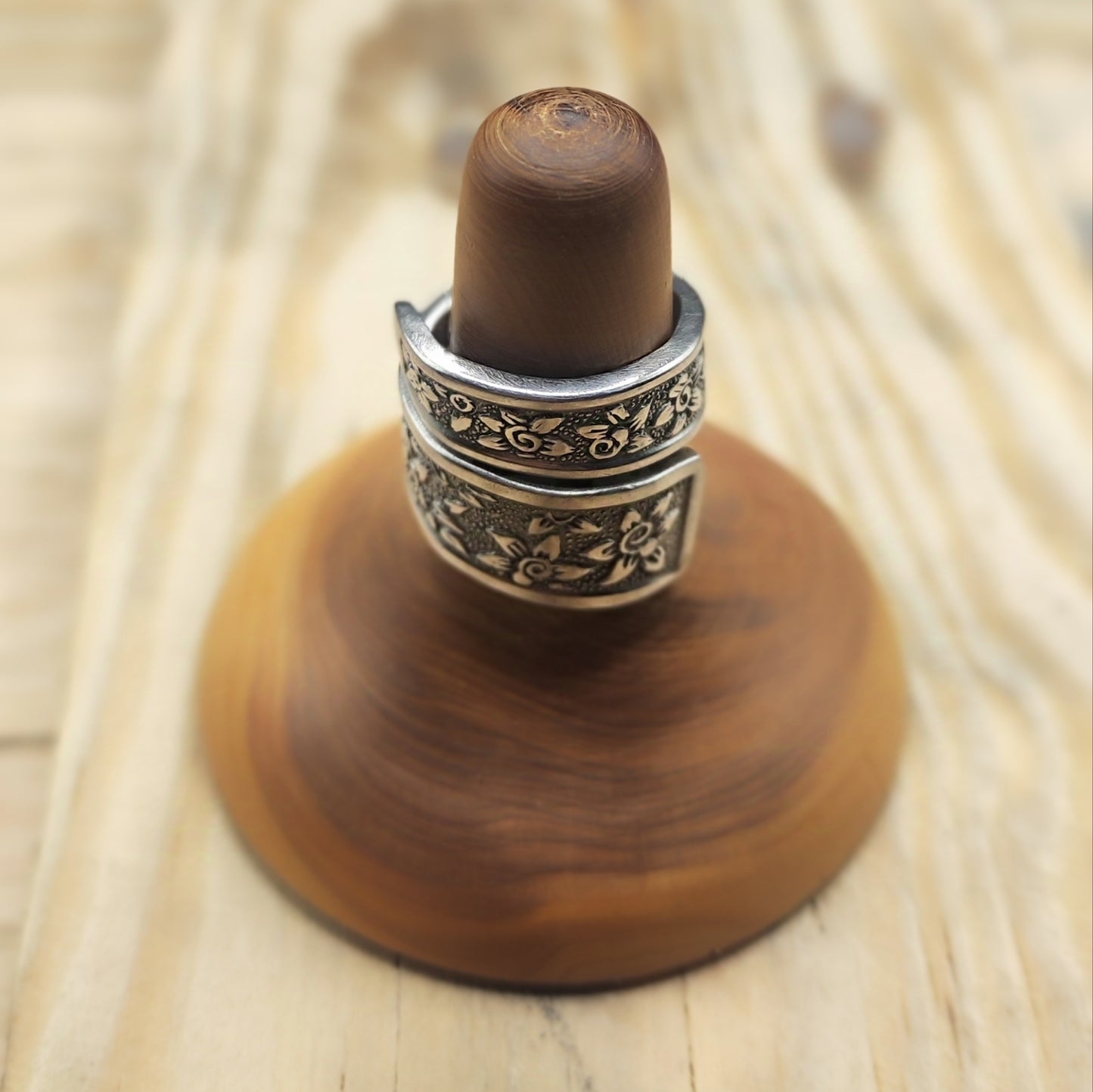 Stainless steel wraparound ring