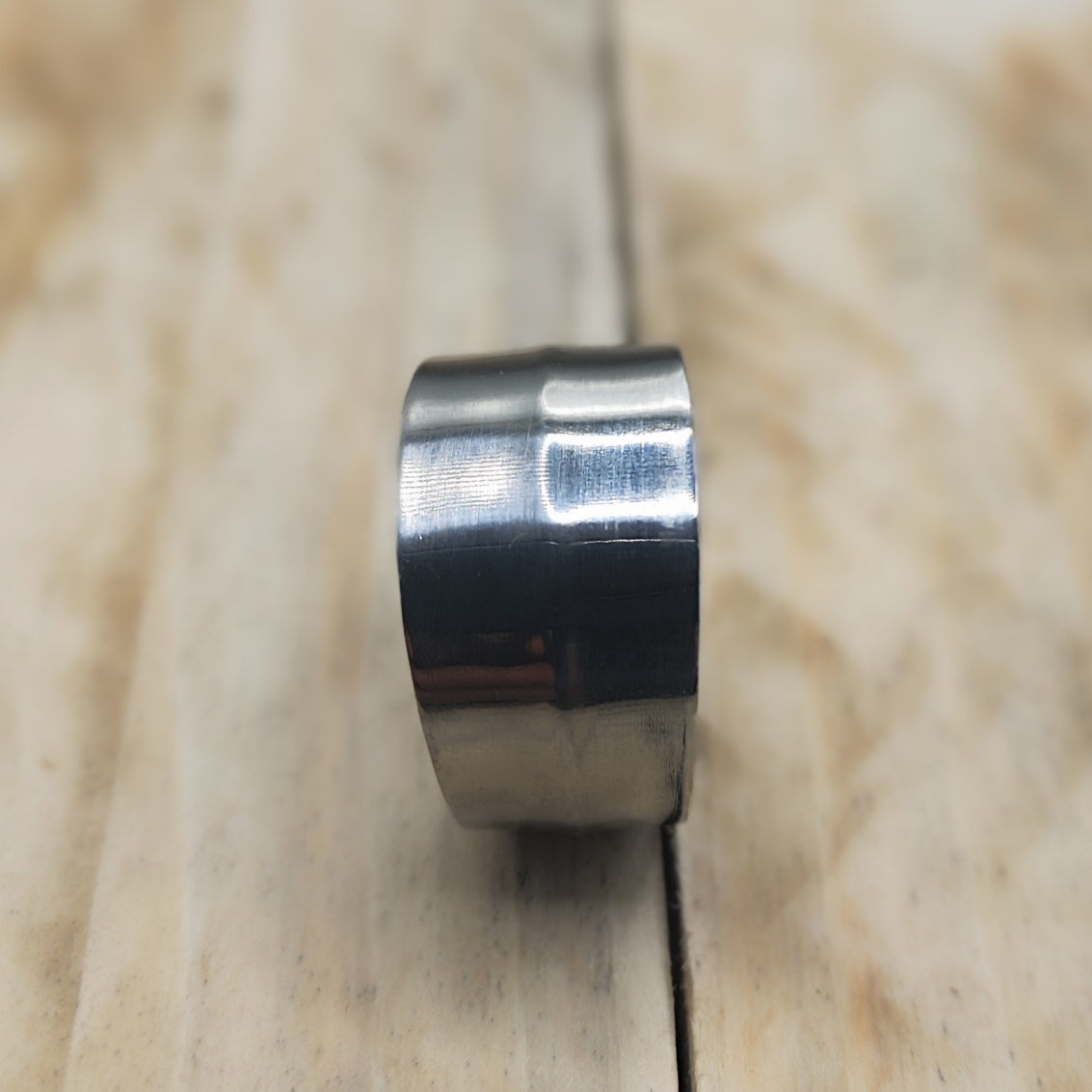 Stainless steel minimalistic ring