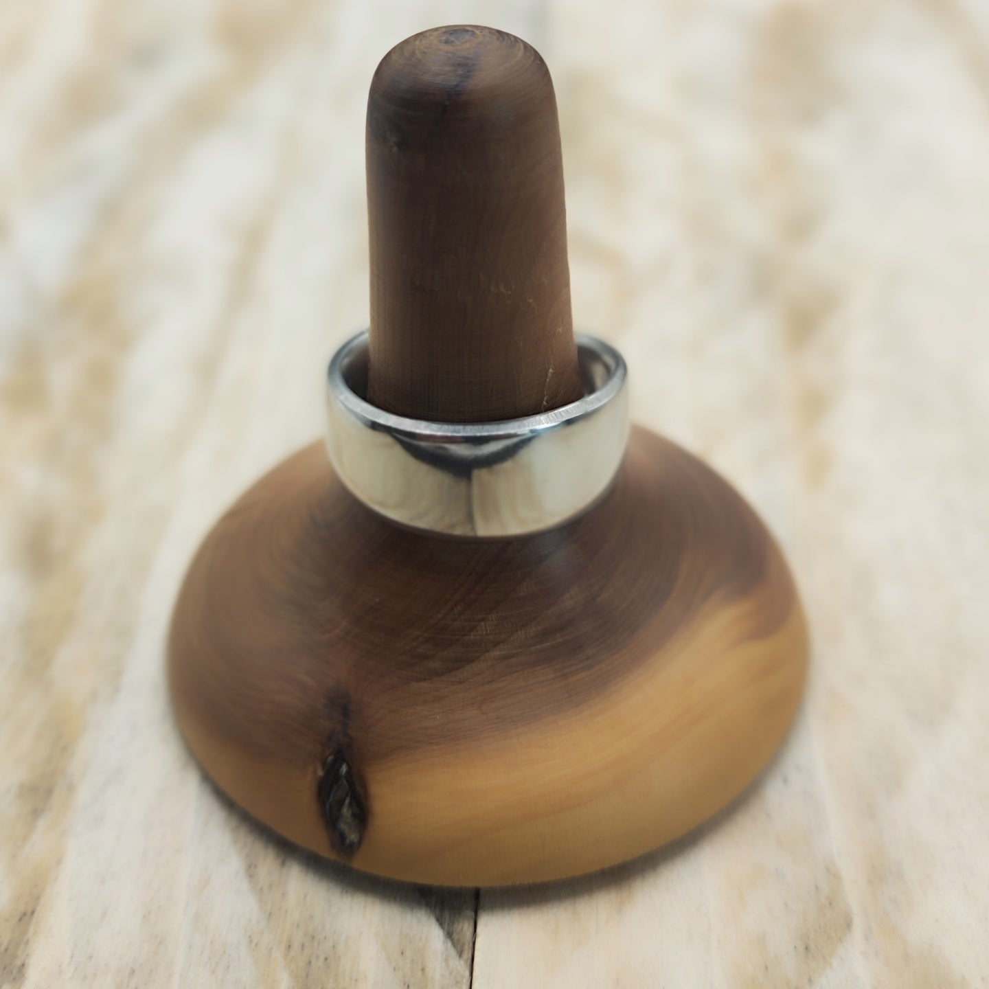 Stainless steel minimalistic ring