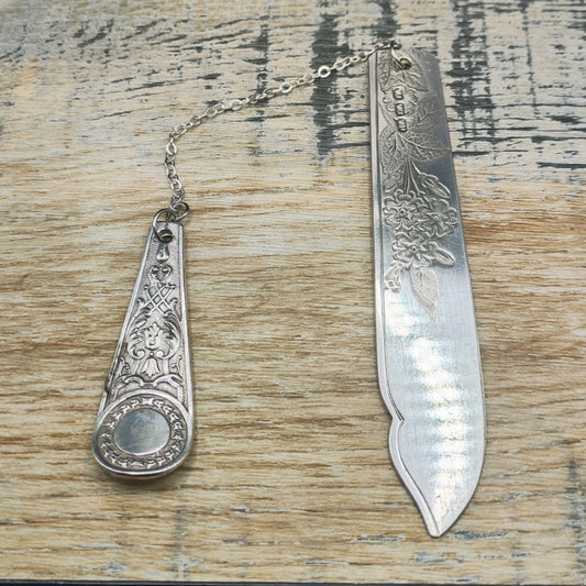 Silver plated bookmark