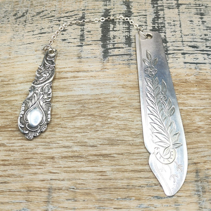 Silver plated bookmark