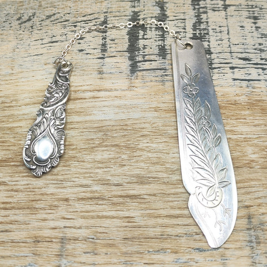 Silver plated bookmark