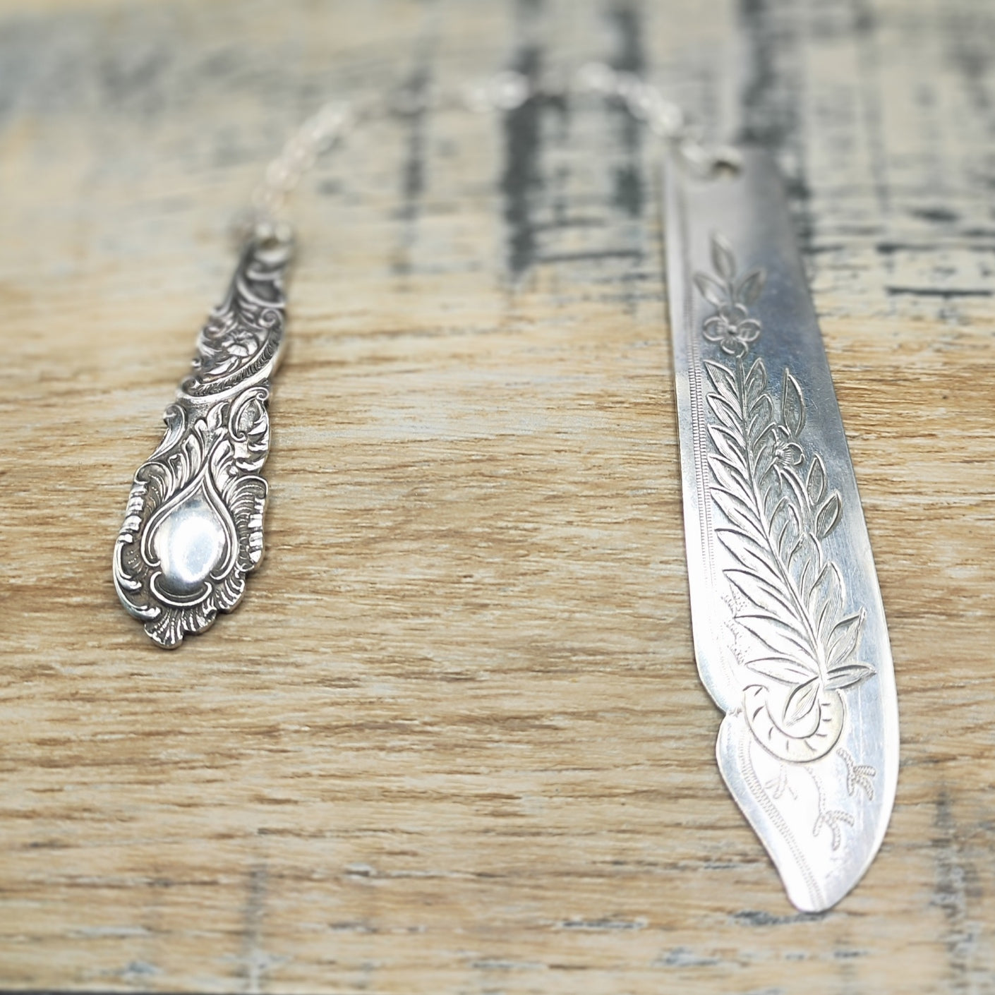 Silver plated bookmark