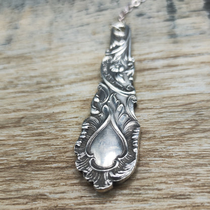 Silver plated bookmark