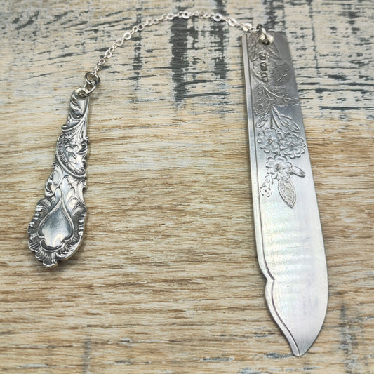 Silver plated bookmark