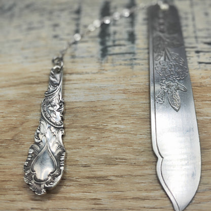 Silver plated bookmark
