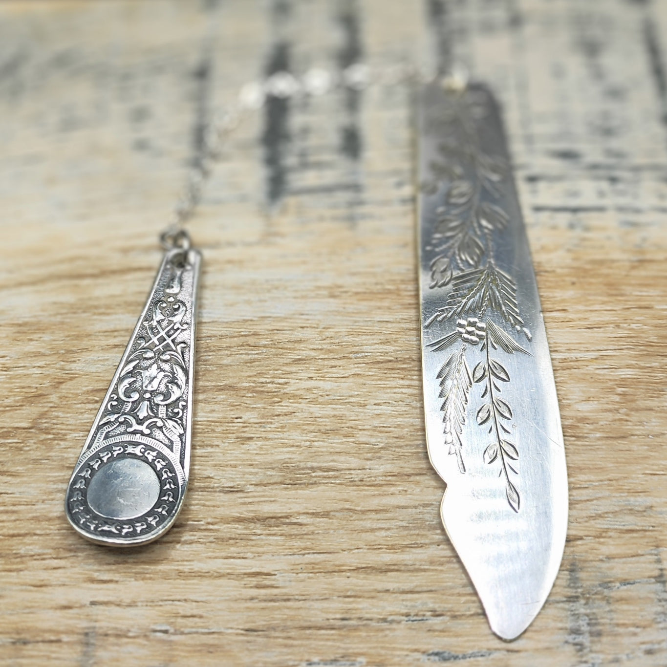 Silver plated bookmark