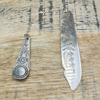 Silver plated bookmark