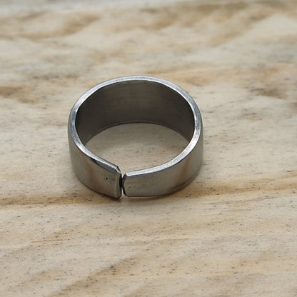 Stainless steel floral ring