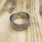 Stainless steel floral ring