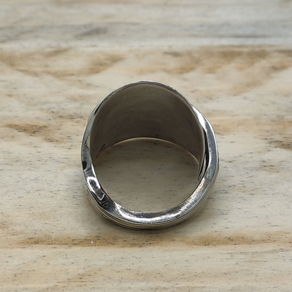 Chunky wrap around full spoon ring