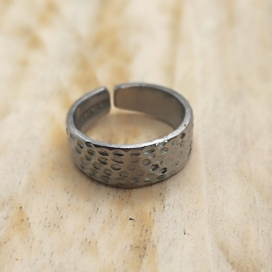 Stainless steel Geometric ring