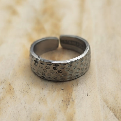 Stainless steel Geometric ring