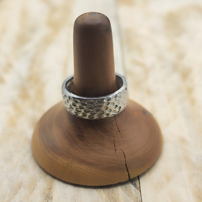 Stainless steel Geometric ring