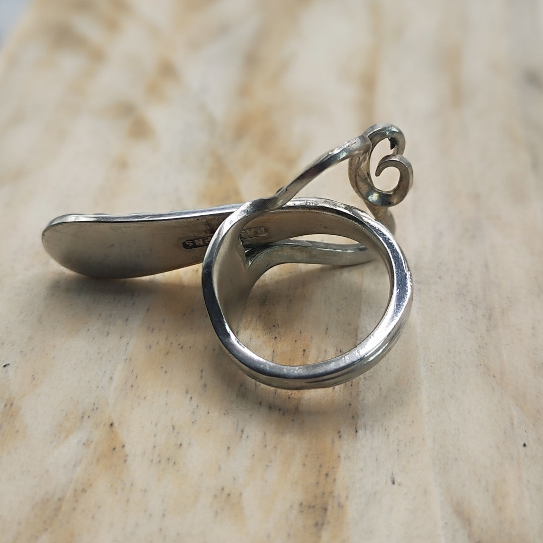 Winged Ring Silver Plated