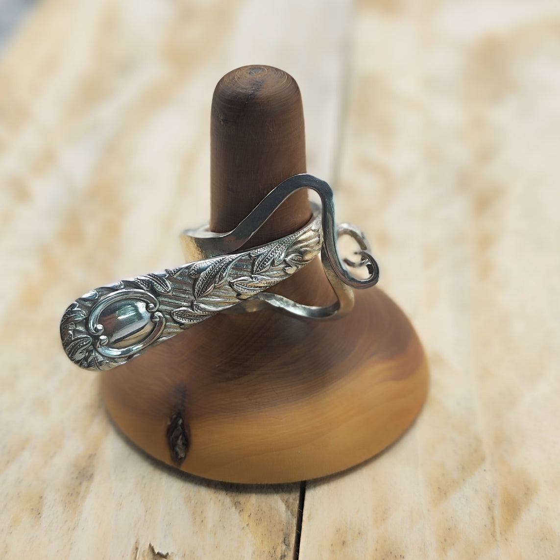Winged Ring Silver Plated