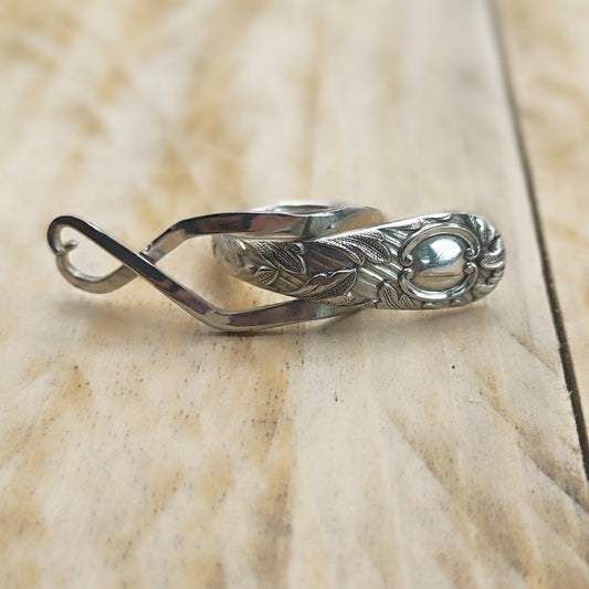 Winged Ring Silver Plated