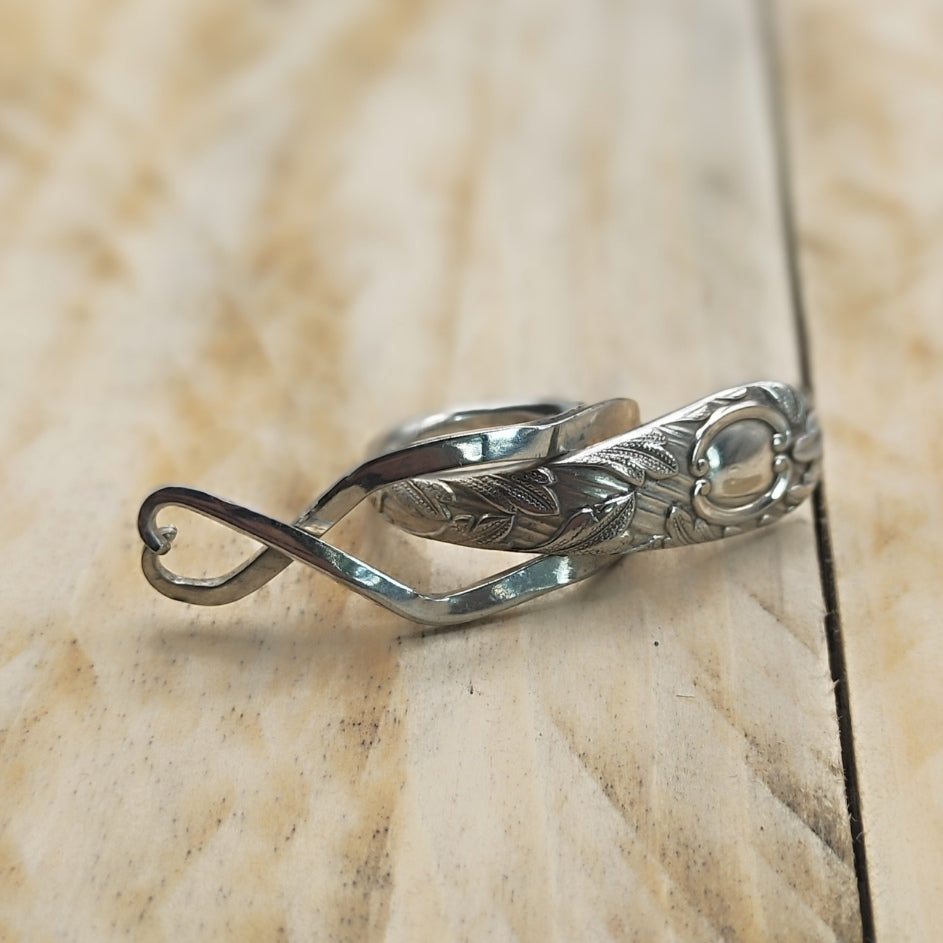 Winged Ring Silver Plated