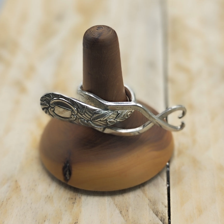 Winged Ring Silver Plated