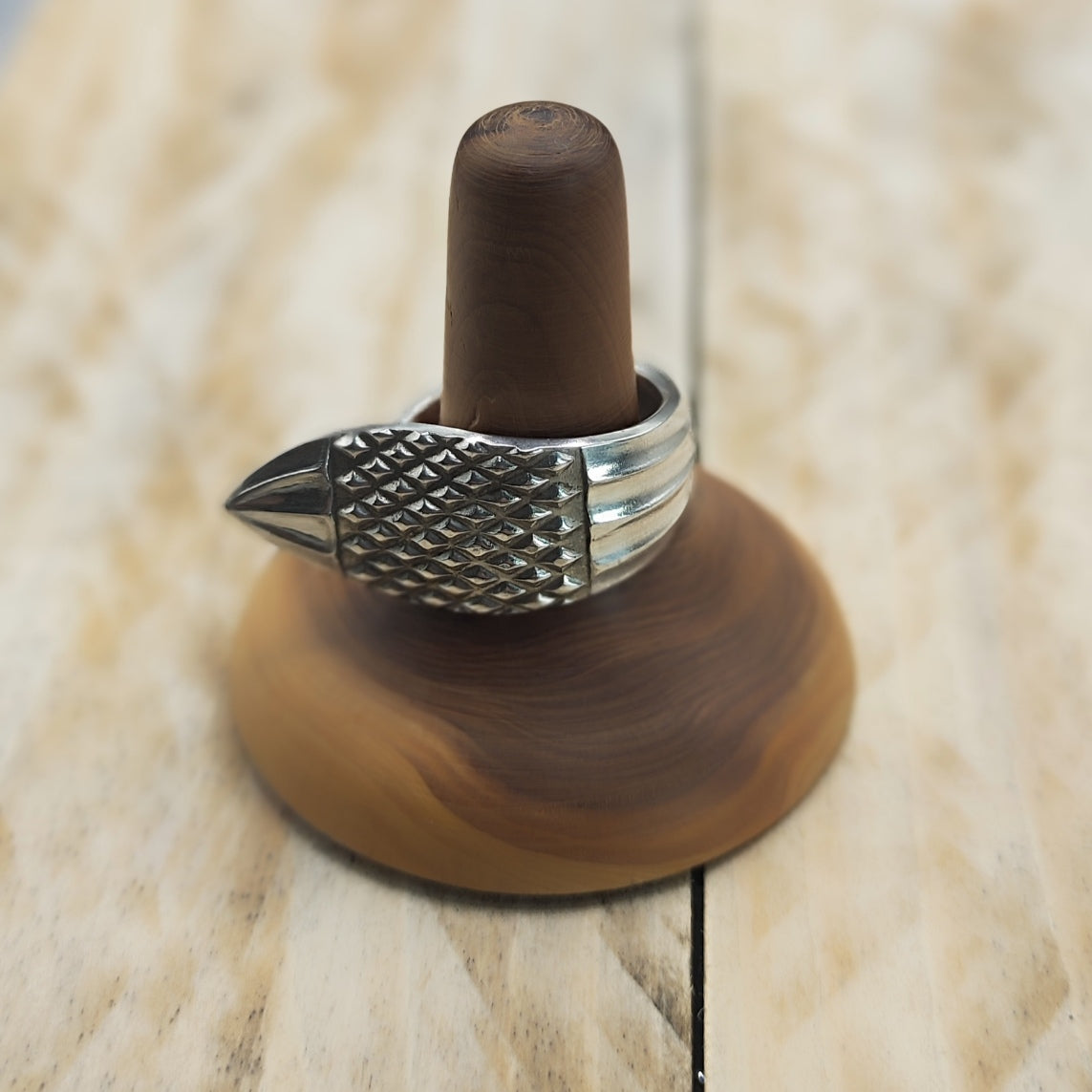 Winged spoon Ring Silver Plated