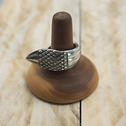 Winged spoon Ring Silver Plated