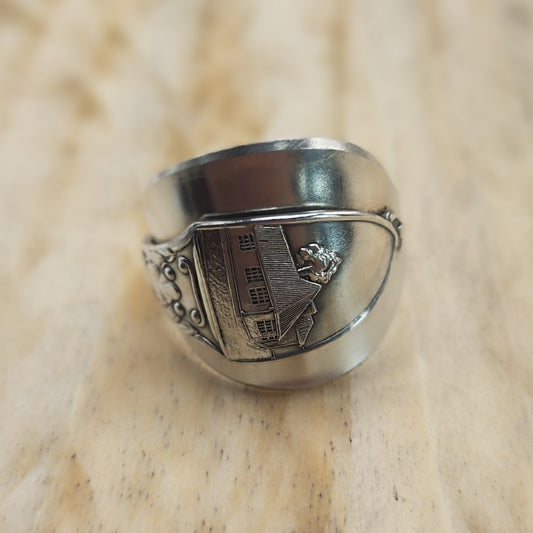 Chunky wrap around spoon ring
