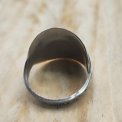 Chunky wrap around spoon ring