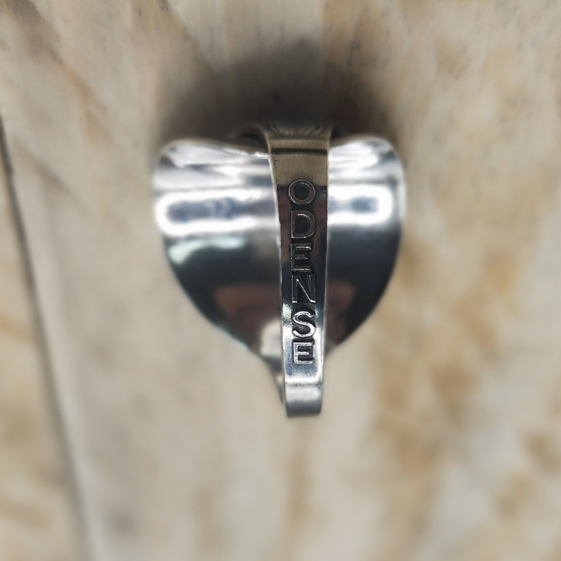 Chunky wrap around spoon ring