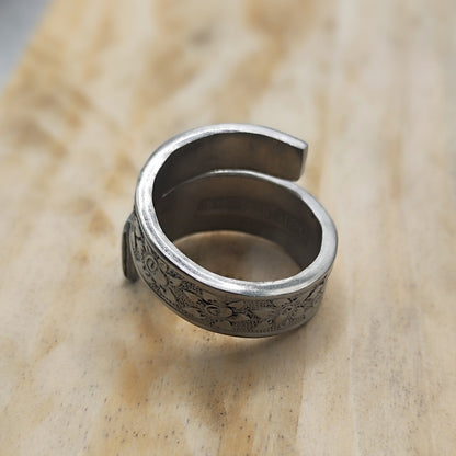 Wrap around spoon ring Stainless steel