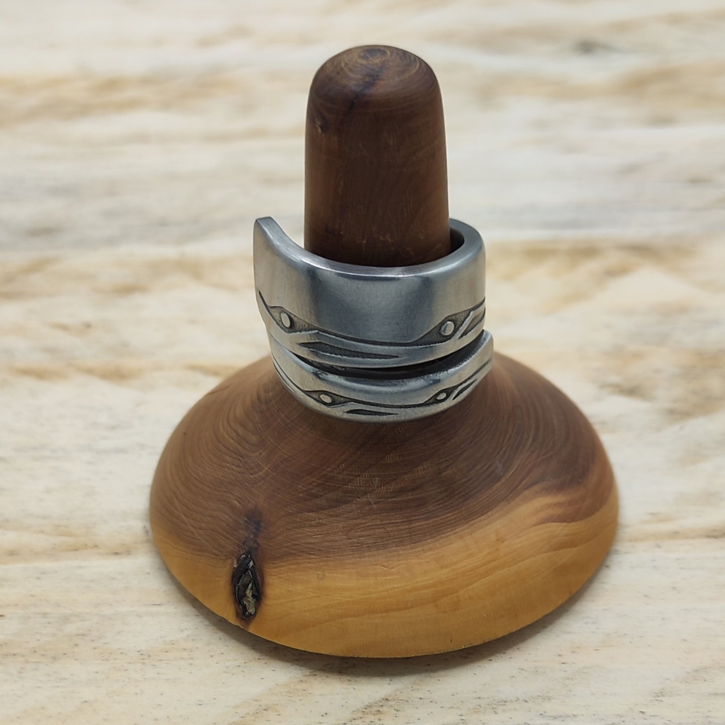 Stainless steel wrap around ring