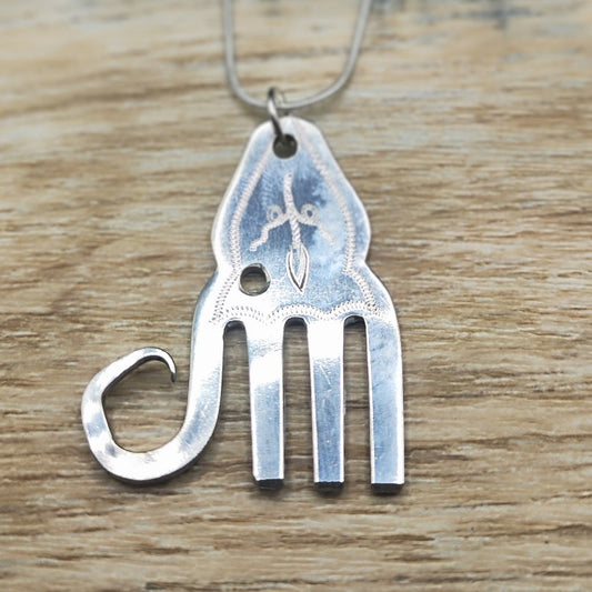 Silver-plated Elephant necklace & chain