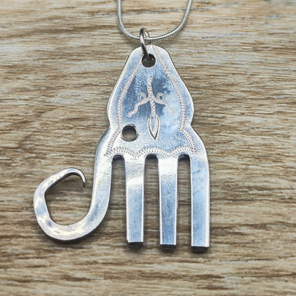 Silver-plated Elephant necklace & chain