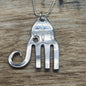 Silver-plated Elephant necklace & chain