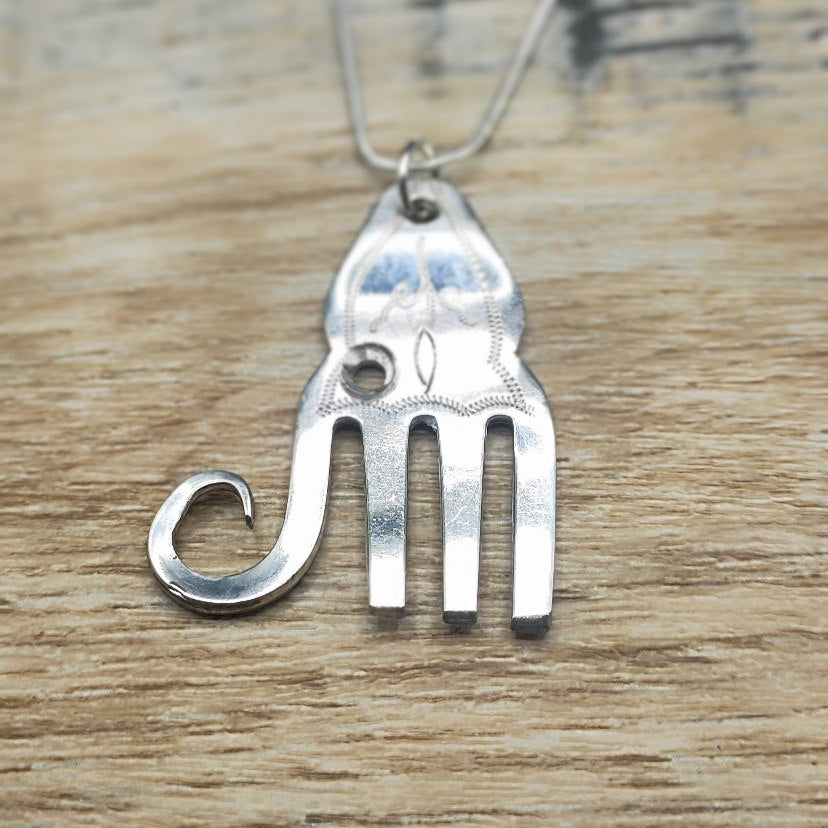 Silver-plated Elephant necklace & chain