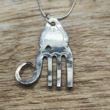 Silver-plated Elephant necklace & chain