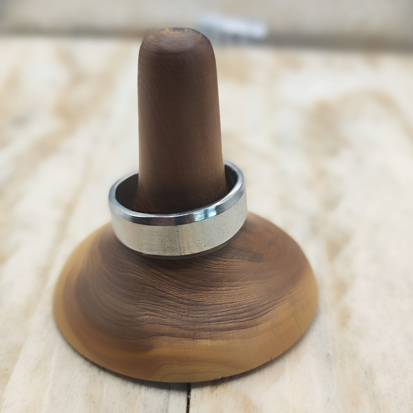 Stainless steel minimalistic ring